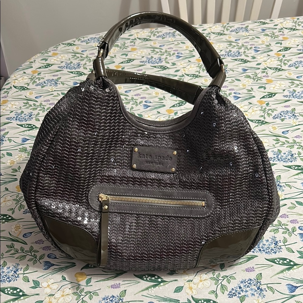 Kate Spade grey Sequin Women's hobo Bag